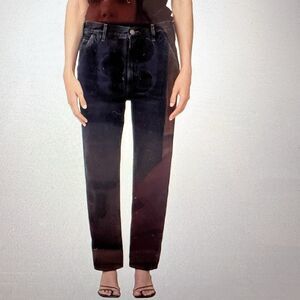 AGOLDE Los Angeles Regenerative Cotton Cooper Trouser Jeans Size 29* fits 32 blk